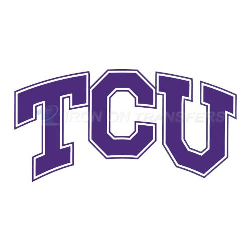 TCU Horned Frogs Logo T-shirts Iron On Transfers N6434 - Click Image to Close